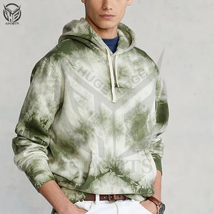 Sudadera con capucha de entrenamiento de invierno teñida de varios colores personalizada, tinte de corbata ligero para hombres, impermeable y ecológico - Product Image 3