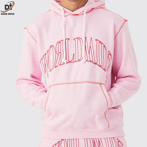 OEM ชุดวอร์มผ้าฝ้ายระบายอากาศสำหรับผู้ชายชุดวิ่งสองชิ้นมีฮู้ดและกางเกงสำหรับฤดูหนาว - Product Image 6