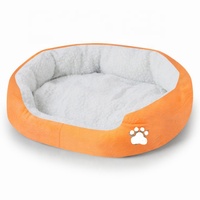 Zerlegbares Hundebett und Teddy-Hundehütte für Alle Jahreszeiten Warmes Winter-Haustierhaus für Kleine und Mittelgroße Hunde