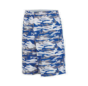 Short d'entraînement d'été en polyester 100% pour homme, séchage rapide, entraînement athlétique pour la course à pied, basket-ball, fitness sublimé solide - Product Image 1