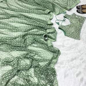 Nuevo estilo, bordado, ropa de fiesta trabajada, Sari, ropa informal, Sari para mujer con aspecto pesado, blusa, pieza bordada, Sari de gasa - Product Image 4