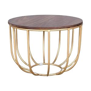 Muebles de mesa clásicos para el hogar, Hotel, restaurante, sala de estar, color dorado, diseño moderno, mesa redonda de hierro, mesas de café y té - Product Image 6