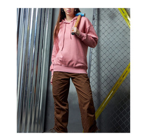 Sudaderas con Capucha Casuales de Felpa de Algodón Rosa Personalizadas para Mujer - Product Image 4