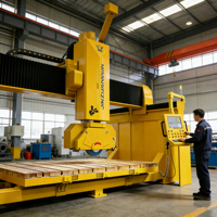 Routeur CNC à 5 axes multifonctionnel pour la découpe et le profilage de la pierre, du marbre et du granit