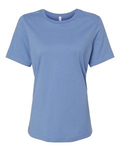 Las camisetas relajadas de algodón de color liso para mujer con impresión personalizada incluyen DTG, serigrafía y camiseta transpirable con bordado digital - Product Image 1