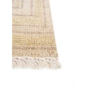 พรมขนสัตว์ถักมือลายไทม์โกลด์ ดีไซน์เรขาคณิตคลาสสิก สำหรับห้องนั่งเล่นวัยรุ่น ห้องโถง รูปทรงสี่เหลี่ยมผืนผ้า รุ่น Akwl-1394 - Product Image 4