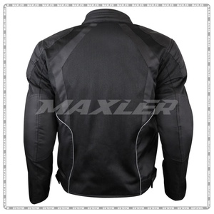 Ropa para hombre con logotipo personalizado, chaqueta de moto impermeable Cordura textil con cremallera completa para hombre. - Product Image 2