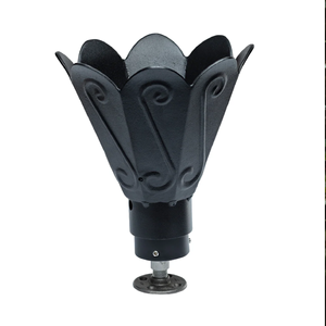 Antorcha de plata para exteriores, luz de llama de metal, linterna de jardín moderna, iluminación de patio. Disponible a precios mayoristas para exteriores - Product Image 5