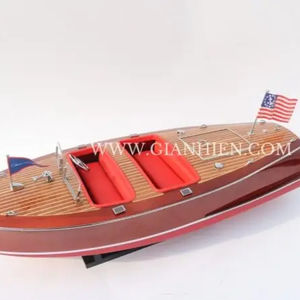 Gia Nhien Fabricant Approuvé Conception Personnalisée CHRIS CRAFT DELUXE RUNABOUT 1942 BATEAU DE VITESSE EN BOIS ARTISANAT HAUTE QUALITÉ - Product Image 6