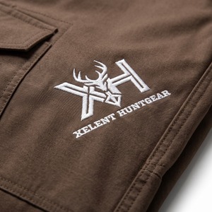 Pantalon de chasse silencieux brossé 240GSM, personnalisable OEM, vente en gros - Product Image 4