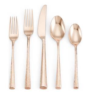 Wholesaler Rose <b>Gold</b> Finishing Metal <b>Cutlery</b> <b>Set</b> Indian Handcrafted <b>Cutlery</b> <b>Set</b> for Restaurant and Hotel Tableware - Product Image 6