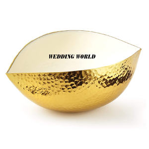 Tazón de Chocolate Martillado con Acabado Dorado, Diseño Personalizado, Hecho a Mano, Tazón para Dulces, Clásico, Elegante y Decorativo, Nuevo - Product Image 1