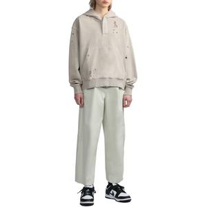 เสื้อฮู้ดดี้ผ้าฝ้าย 100% คุณภาพสูง ผลิตตามสั่ง สไตล์ดิสเทรส สำหรับผู้ชาย ไซส์พลัส เสื้อฮู้ดดี้แฟชั่นทันสมัยสำหรับผู้ชาย - Product Image 3