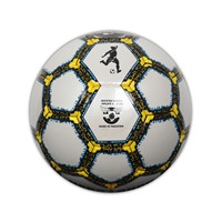 Ballon de football durable en PVC/PU à collage thermique 4/5 de taille personnalisable pour s'entraîner/jouer directement depuis l'usine