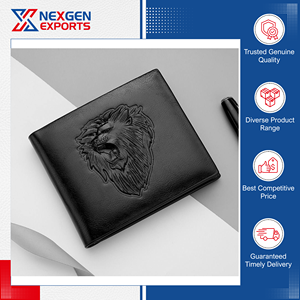 Cartera de Cuero PU para Hombre, Cierre Abierto, Impermeable, Opción de Tamaño y Logotipo Personalizados, Venta al por Mayor - Product Image 3