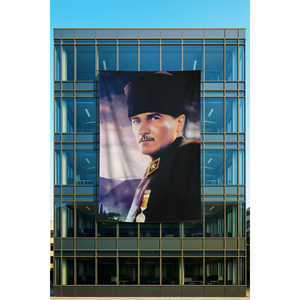 Vintage Atatrk Wall <b>Poster</b> on Rachel Fabric AS0286 - Product Image 1