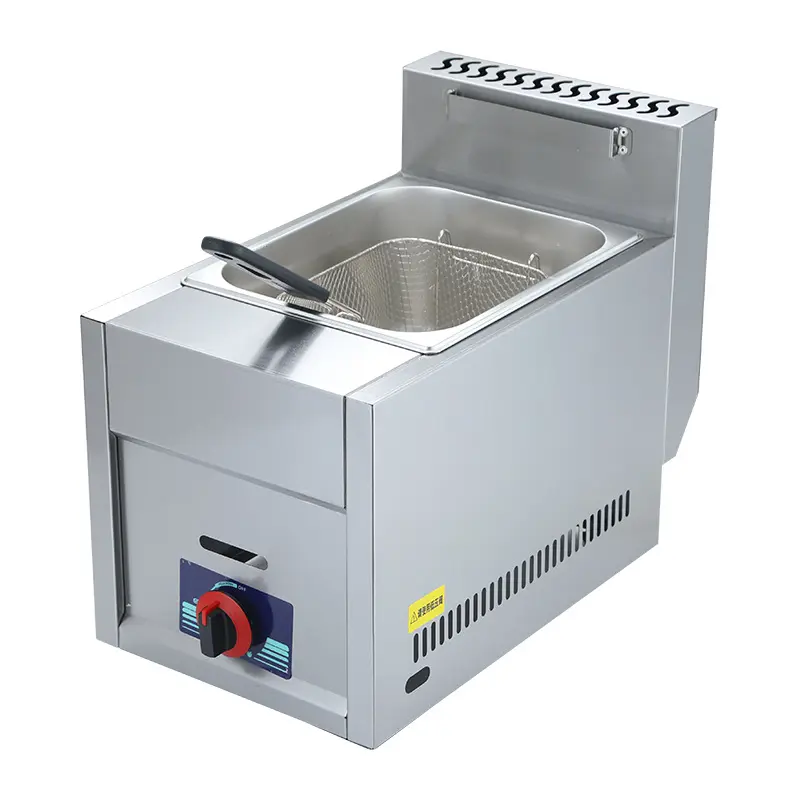 Gas Donut Friteuse Machine, Gas Aardappel Friteuse Voor Kip Frietjes