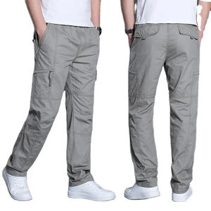 Pantalons pour hommes pour le travail et les aventures en plein air Pantalons cargo décontractés pour hommes Pantalons cargo décontractés taille moyenne coupe ajustée pour jeunes - Product Image 1