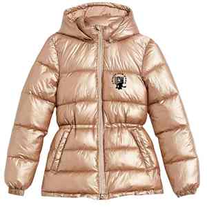 Blouson d'hiver personnalisé pour femme, réversible, imperméable, respirant, écologique, rembourré en polyester, avec col et capuche amovibles - Product Image 1