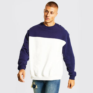 Sudadera de alta calidad con cuello redondo, forro polar de poliéster/algodón de 220g, transpirable, estilo oversize, para gimnasio y ropa urbana para hombre. - Product Image 2