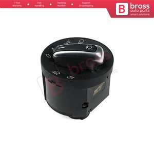 Interruptor de control de faros antiniebla BDP190 con perilla giratoria automática de 10 pines para modelos Alhambra 3C8941431A - Product Image 3