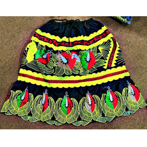 Falda larga con estampado floral, faldas midi rectas de tiro bajo Vintage para mujer, faldas básicas de algodón que combinan con todo para otoño para mujer - Product Image 6