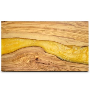 Tabla de cortar de madera de alta tendencia con tabla de cortar de cebolla estructurada rectangular de resina para Cocina - Product Image 4