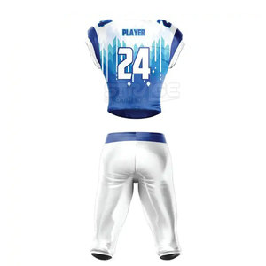 Uniforme de football américain à manches courtes de qualité supérieure respirant en grande taille, best-seller - Product Image 2