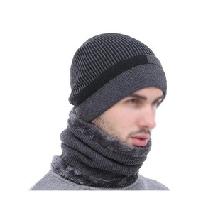 Mono Riders Unisex Winter Warm Cuffed Striped Breathable Spandex/Cotton Satin Lined Knitted Beanie Custom Logo <b>Men</b> Women Outdoor - Product Image 3
