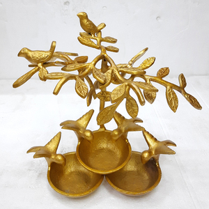 Bol à noix en forme d'oiseau ailé, plaqué or, créatif, sous glaçure, en aluminium, vaisselle et assiettes, best-seller - Product Image 1