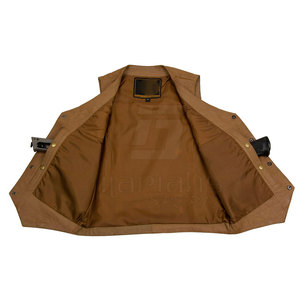 Chaleco de Cuero Personalizado con Diseño a Medida para Hombre, Chaleco de Cuero de Moda Hecho en Pakistán - Product Image 4