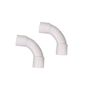 <span class=keywords><strong>PVC</strong></span> personnalisé de haute qualité 90 °   Coude en arc - Connecteur de tube de <span class=keywords><strong>16</strong></span>/20/25/32/40/50 mm en <span class=keywords><strong>PVC</strong></span>, coude de descente à 90 degrés - Product Image 4