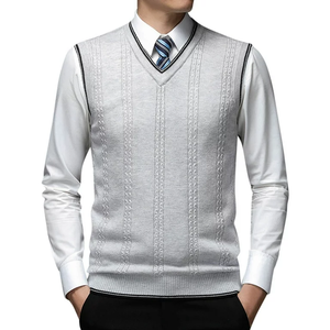 Top Quality Men <b>Sweater</b> Manufacturer Cheep Price V Neck Patterns Wool Men's <b>Sweater</b> Breathable - Product Image 1