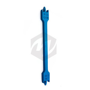 Soporte de ortodoncia de alta calidad, medidor de altura, acero inoxidable con revestimiento azul, instrumentos médicos de ortodoncia precisos dentales - Product Image 3