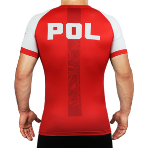 Offre Spéciale Rashguard personnalisé pour hommes de qualité supérieure imprimé par sublimation directe d'usine Rashguard extensible de gymnastique Offre Spéciale - Product Image 2
