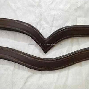 Diademas de cuero en todas las formas Para Caballo, color negro o marrón, de lujo, de canal vacío, en todos los tamaños, cob poni - Product Image 5