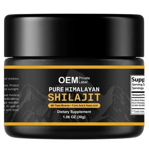 Factory Supply Private Label <b>Pure</b> <b>Himalayan</b> <b>Shilajit</b> Resin with 82%+ Fulvic Acid & Trace Minerals for Boost Energy & Immunity - Product Image 1