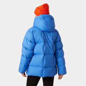 Chaqueta de Plumón para Mujer, Ultra Azul, OEM, con Capucha Ajustable y Acolchado, Chaqueta de Invierno Acolchada para Mujer - Product Image 2