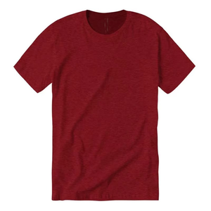 T-shirt basique en coton uni personnalisé pour homme, t-shirt blanc respirant et léger, OEM ODM - Product Image 5