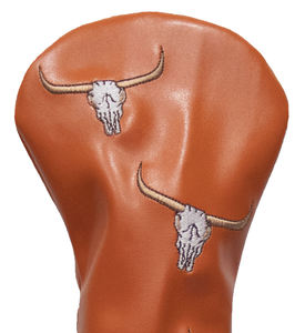 Housse de tête de driver de golf en cuir véritable imperméable de haute qualité, imprimé animal personnalisé, fermeture élastique auto-fixante - Product Image 6