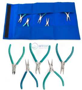 INSTRUMENTS DE SURGICAL INTENSE professionnels 5.5in pince à nez à chaîne longue pointe 1.3in bijoux en acier inoxydable dentelé faisant des perles - Product Image 6