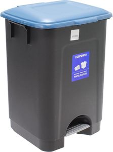 Cestino a pedale blu 35L (Mader 06031) - Product Image 1