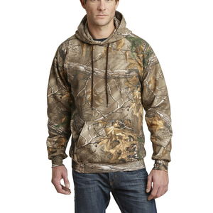 เสื้อฮู้ดผ้าฝ้ายออร์แกนิกสำหรับผู้ชายขนาดใหญ่พร้อมโลโก้ตามสั่งเสื้อฮู้ดพิมพ์ลายต้นไม้จริงสำหรับตั้งแคมป์เดินป่าเดินป่า - Product Image 3