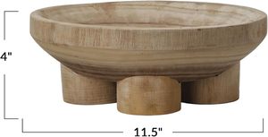 Bols en bois d'acacia naturel bols à trempette pour la préparation des aliments bol à bonbons décor à la maison cadeaux de pendaison de crémaillère taille personnalisée couleur bois naturel - Product Image 4