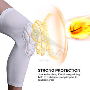 Genouillères pour la lutte, le basketball, le football et le volleyball, manchons de compression protecteurs pour les genoux pour les jeunes, les enfants et les adultes, noir - Product Image 2