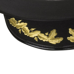 Gorra de uniforme oscuro con logotipo personalizado OEM al por mayor, gorra barata de Venta caliente, gorra de conductor de transporte al por mayor - Product Image 3