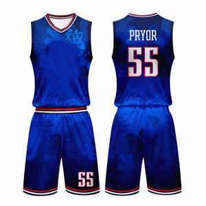 Uniformes de Baloncesto Sublimados Personalizados - Tallas Grandes, Impresión para Escuelas Secundarias, Descuento, Colores y Logotipos Personalizados, 100% Poliéster - Product Image 1