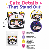 Désodorisant de voiture suspendu en forme de casque anime mignon, parfum longue durée, en gros, personnalisé, emballé pour la vente au détail, feuille de parfum en papier
