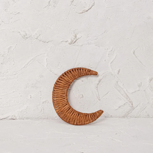 Decoración navideña de ratán, Estrella navideña, Luna, calcetines, adornos de árbol de Año Nuevo, adornos hechos a mano de ratán - Product Image 3