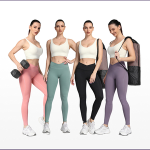 Femmes Gym taille haute brillant hiver butin Fitness mode respirant décontracté Leggings - Product Image 1